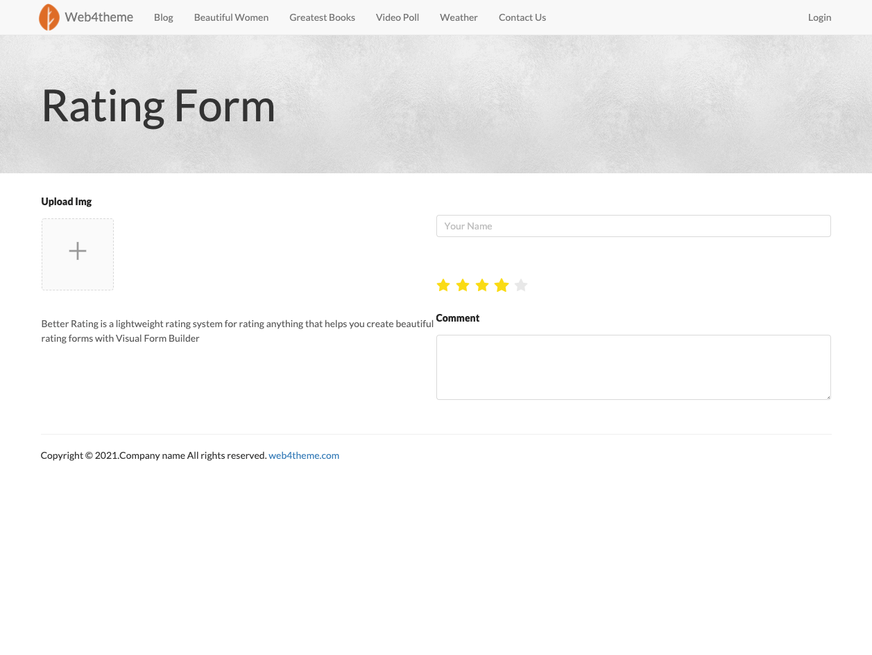 Rating Form